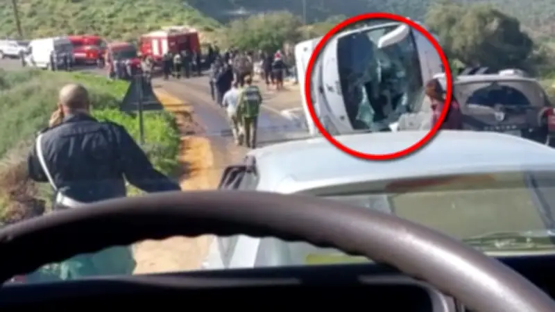 Accidente vial en Marruecos deja cuatro policías muertos y 26 heridos