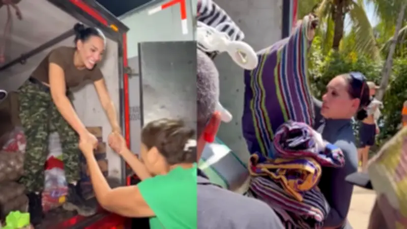 Andrea Valdiri lidera ayuda humanitaria en Córdoba tras emergencia por ola invernal