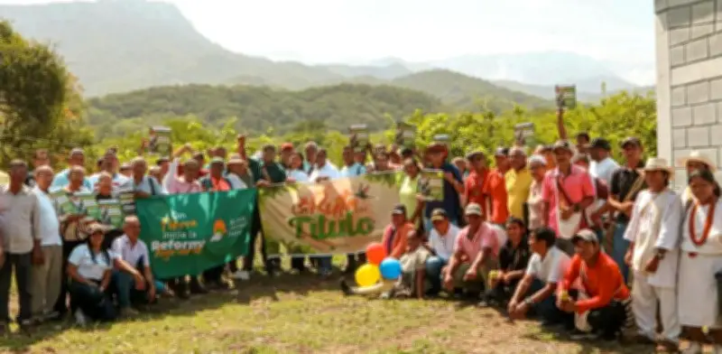 ANT entrega 44.000 hectáreas de tierra a comunidades campesinas y étnicas en 13 departamentos