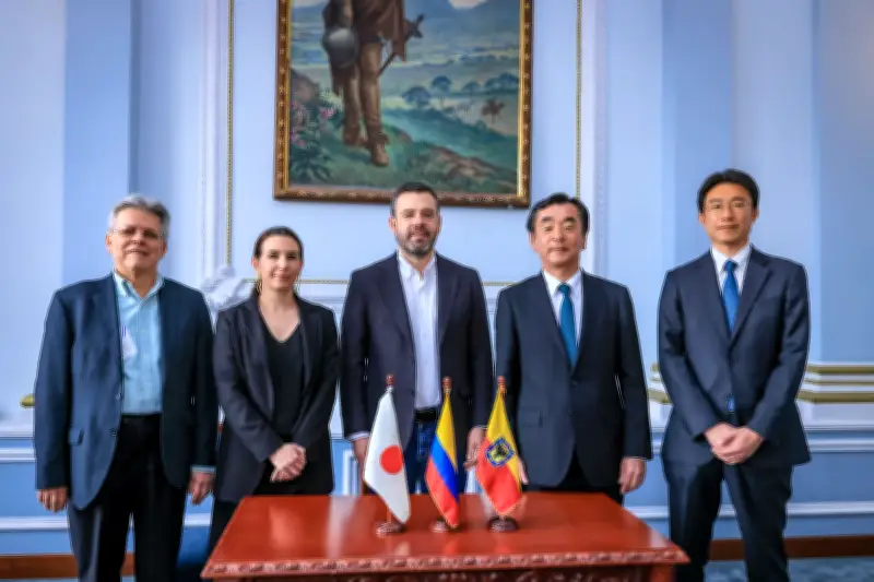 Bogotá firma acuerdo con Japón para desarrollo urbano sostenible alrededor del Metro