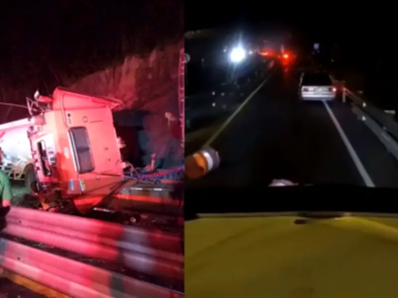 Choque múltiple en vía Armenia-Cajamarca deja un muerto y cierre total del corredor vial