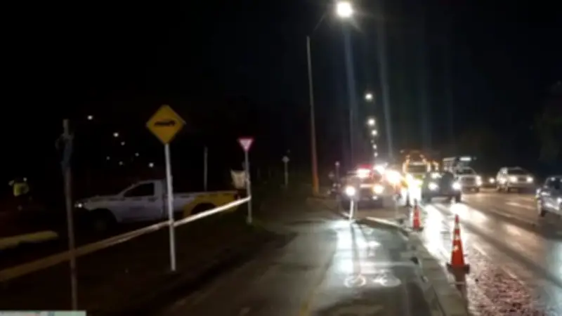 Fuga de gas obliga cierre de la Autopista Norte en Bogotá por emergencia