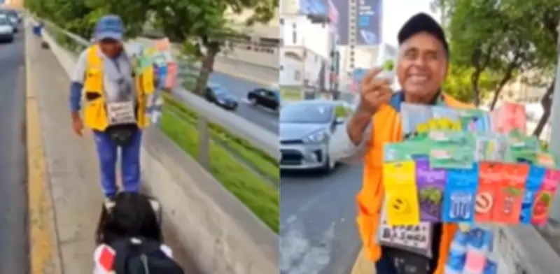 Influencer japonesa pide perdón de rodillas tras insultar a vendedor ambulante en Lima