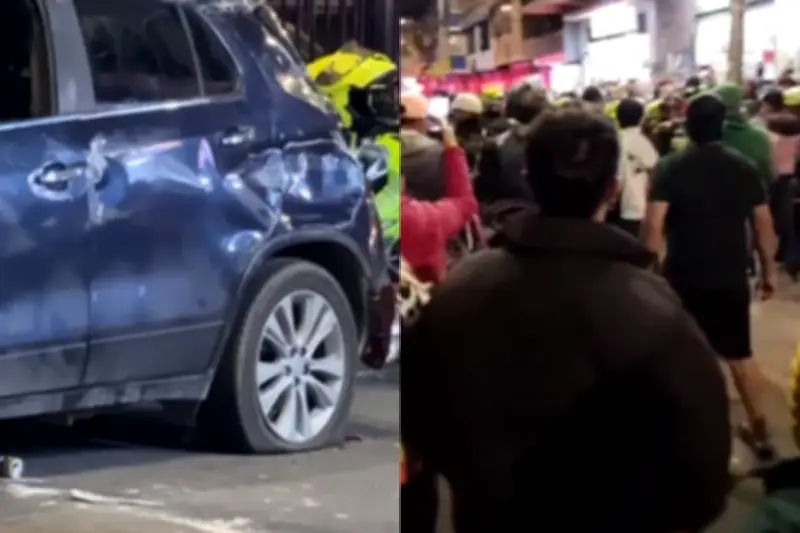 Intento de linchamiento en Kennedy: peatones atacaron a conductor tras atropello y fuga