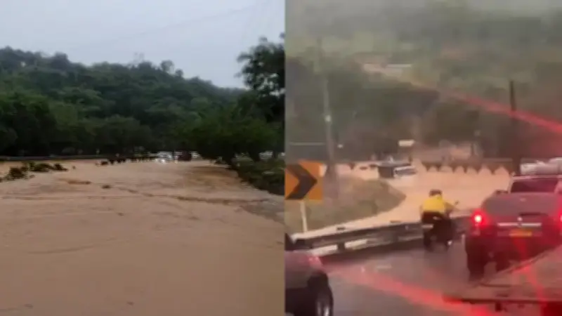 Inundaciones graves azotan norte de Bucaramanga tras intensas lluvias