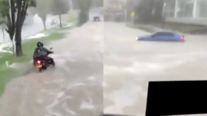 Inundaciones paralizan Carrera Séptima y Autopista Norte en Bogotá: autoridades piden rutas alternas