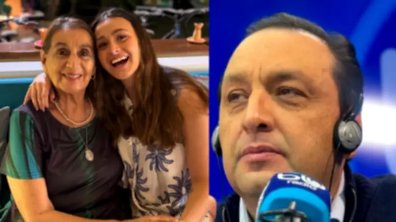 Jorge Alfredo Vargas y su familia despiden a Lucía Angulo, su madre fallecida