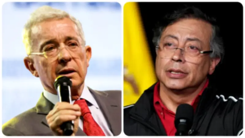 Álvaro Uribe responde duramente a Petro tras alocución sobre salario mínimo