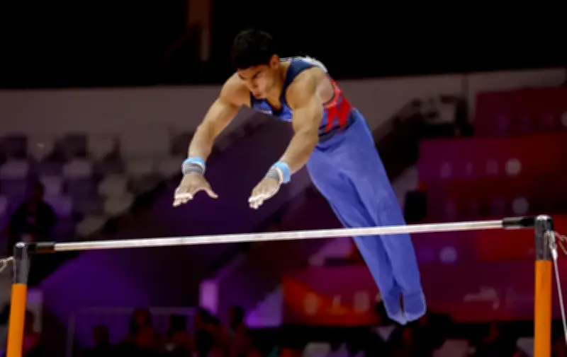 Ángel Barajas disputará la final de barra fija en Copa del Mundo de Gimnasia en Alemania