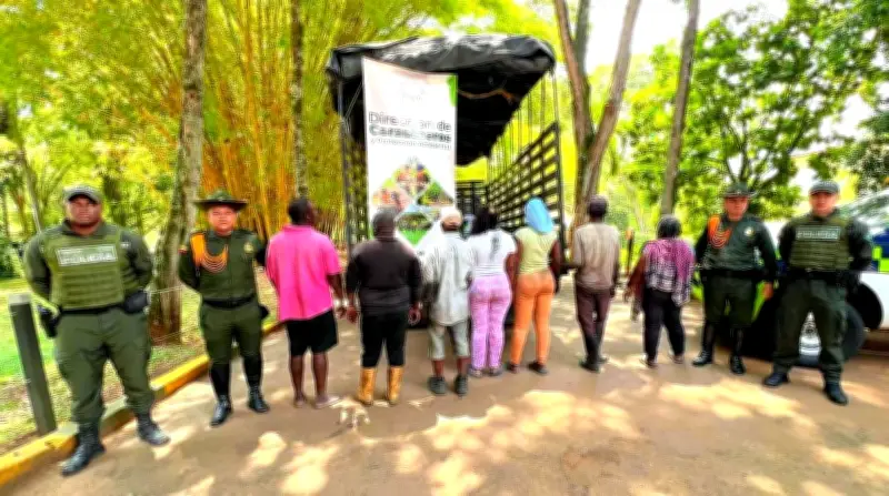 Operativo ambiental en Cali: 10 capturados por minería ilegal y deforestación en Farallones