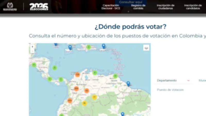 Registraduría lanza herramienta digital para consultar puestos de votación en elecciones 2026