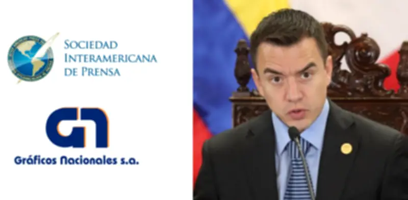 SIP denuncia 'acto intimidatorio' contra prensa por intervención estatal a editorial crítica en Ecuador