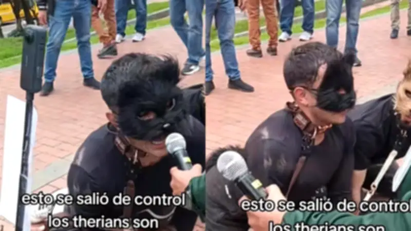 Therians en protestas por salario mínimo: polémica por jóvenes que se identifican como animales