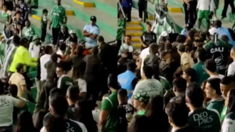 Violencia en Palmaseca: Enfrentamientos entre hinchas empañan clásico Cali vs Nacional