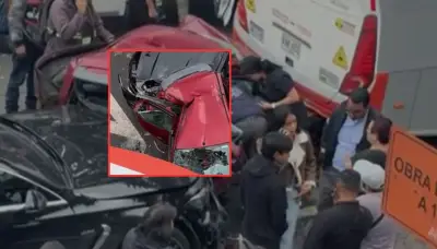 Accidente en Autopista Norte de Bogotá deja tres heridos, uno en estado de inconsciencia
