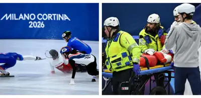 Accidente impactante en Olímpicos de Invierno: patinadora Kamila Sellier sufre corte facial con patín
