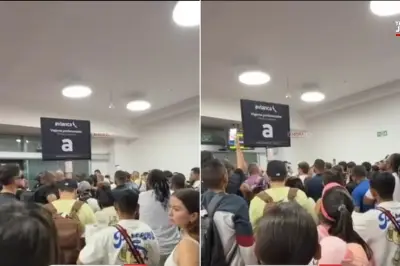Altercado en Aeropuerto Rafael Núñez por cancelaciones de vuelos a España