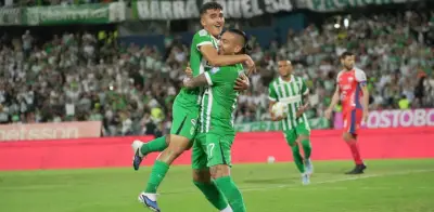 Atlético Nacional golea 3-0 a Alianza Valledupar y se afianza en la Liga BetPlay 2026-I