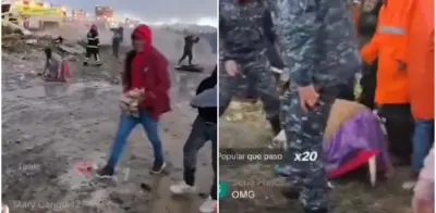 Avión militar con dinero del Banco Central se estrella en Bolivia; multitud intenta robar billetes