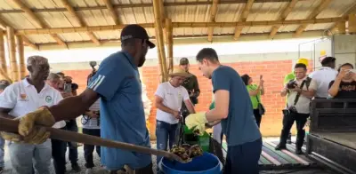 Cali inaugura primera planta comunitaria de residuos orgánicos con apoyo suizo