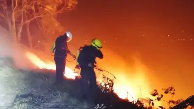 Campesino de 41 años falleció al intentar ayudar a sofocar un incendio forestal