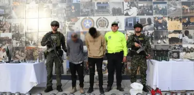 Capturan a alias Plumilla, fabricante de explosivos del ELN en taller clandestino de Bogotá