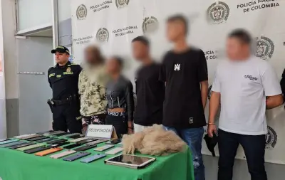 Capturan a cinco personas con 32 celulares robados durante el Carnaval de Barranquilla
