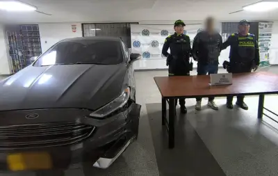 Capturan a conductor tras intentar huir de retén policial en Bogotá con vehículo robado