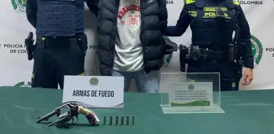Capturan a hombre que intentó huir de la Policía mientras portaba arma de fuego en Bosa, Bogotá