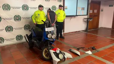 Capturan a hombre que intentó ocultar motocicleta robada en Bucaramanga