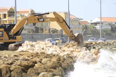 Cartagena inicia proyecto Defensa Costera 2050 tras declaratoria de calamidad pública