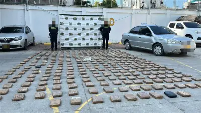 Cartagena: Vehículo abandonado frente a colegio ocultaba 188 kilos de marihuana del Clan del Golfo