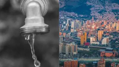 Cortes de agua programados en Medellín y municipios aledaños este 12 de febrero