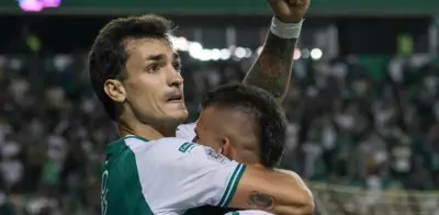 Deportivo Cali rompe el invicto de Atlético Nacional con gol de Dinenno en Palmaseca