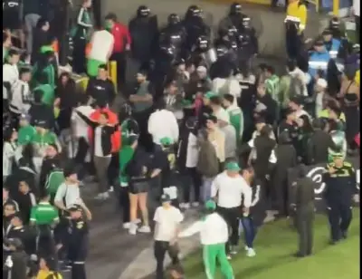 Disturbios en El Campín: Autoridades intervienen para controlar enfrentamientos entre hinchadas