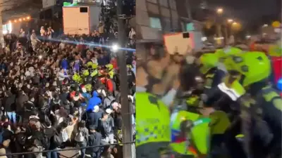 Disturbios en Universidad ECCI de Teusaquillo tras operativo contra mal parqueo de motos