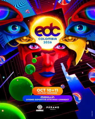 EDC Colombia 2026 confirma fecha y precios: Medellín será sede del festival de música electrónica