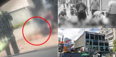 Empresario arrocero y su escolta atacados por sicarios frente a gimnasio exclusivo en Bogotá