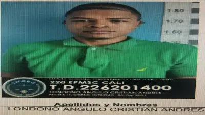 Fuga de condenado a 38 años en cárcel de Cali expone graves fallas de seguridad