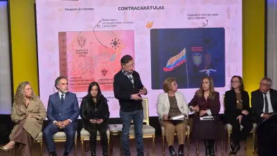 Gobierno presenta nuevo pasaporte colombiano con sellos de seguridad y mapa nacional