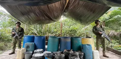 Golpe estratégico en Tumaco: destruyen 37 laboratorios de coca e incautan 2,3 toneladas de drogas