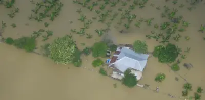 Imágenes satelitales revelan devastador avance de inundaciones en Montería por crecida del río Sinú