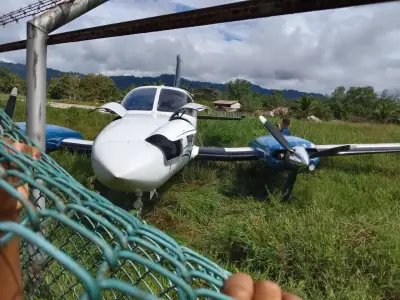Incidente aéreo en Nuquí: avión se sale de pista durante despegue en Aeropuerto Reyes Murillo