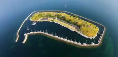 Isla Flakfortet, fortaleza de la Primera Guerra Mundial, se vende por 10 millones de euros