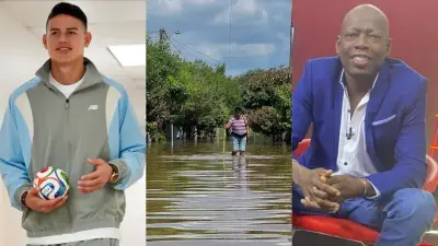 James Rodríguez y 'El Tino' Asprilla lideran ayuda humanitaria por inundaciones en Córdoba