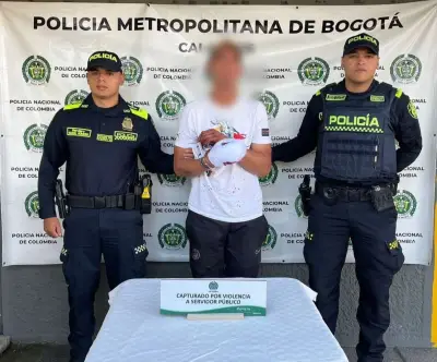 Juez impone prisión preventiva a hombre que agredió a patrullero de la Policía en Suba