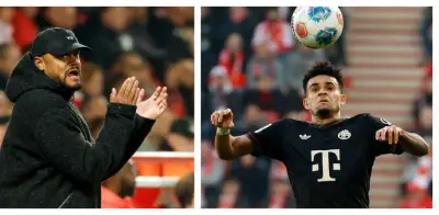 Kompany del Bayern Múnich califica a Luis Díaz como 'una máquina' tras su rendimiento excepcional