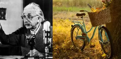 La reflexión de Einstein: 'La vida es como una bicicleta' y su mensaje sobre el equilibrio