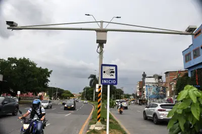 Las cinco cámaras de fotomultas más activas en Cali: miles de multas por exceso de velocidad