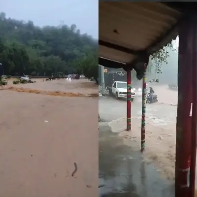 Lluvias intensas inundan viviendas y vías en el norte de Bucaramanga